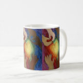 Mug Mains et Coeur Diversité Amour Art Personnalisé Ca (Devant droit)