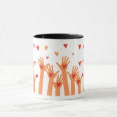 Mug mains et coeurs (Centre)