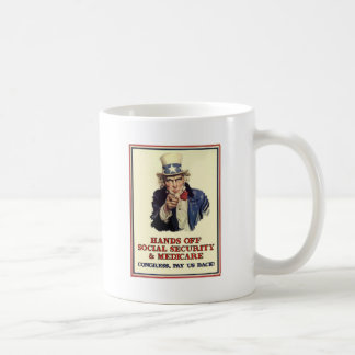 Mug Mains outre de la sécurité sociale