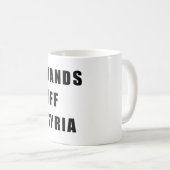 Mug Mains outre de la Syrie (Devant droit)