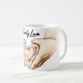 Mug Mains tenant les pieds de bébé (Devant droit)
