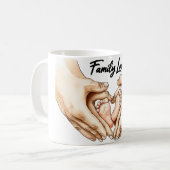 Mug Mains tenant les pieds de bébé (Devant gauche)