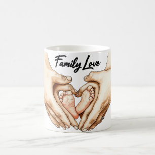 Mug Mains tenant les pieds de bébé