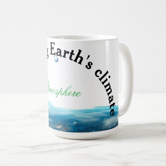 Mug maintaining Earth's climate (Devant droit)