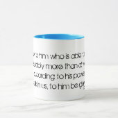 Mug Maintenant à lui qui peut faire incalculablement (Centre)