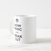 Mug Maintenant la panique et Freak (Devant gauche)