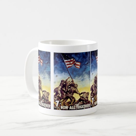 Mug Maintenant tous ensemble ~ Iwo Jima (Devant gauche)