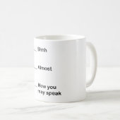 Mug Maintenant vous pouvez parler (Devant droit)