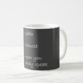 Mug Maintenant, vous pouvez parler. (Devant droit)