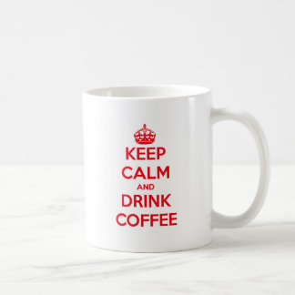 Mug Maintenez café calme et de boissons