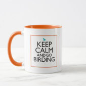 Mug Maintenez calme et allez Birding (Gauche)