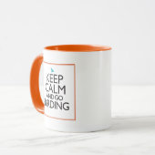 Mug Maintenez calme et allez Birding (Devant gauche)