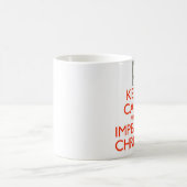 Mug Maintenez calme et attaquez Christie (Centre)