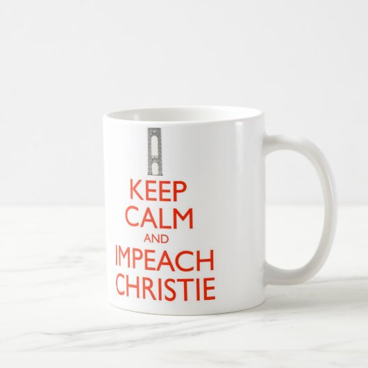 Mug Maintenez calme et attaquez Christie (Droite)