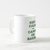 Mug Maintenez calme et continuez la cuisson (Devant gauche)