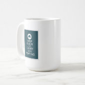 Mug "Maintenez calme et continuez Praying (Devant gauche)