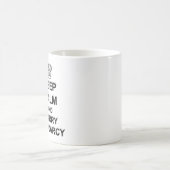 Mug Maintenez calme et épousez M. Darcy - texte noir (Centre)