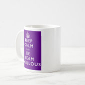 Mug Maintenez calme et soyez équipe fabuleuse (Devant gauche)