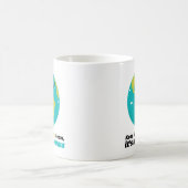 Mug Maintenez la terre propre (Centre)