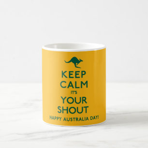Mug Maintenez le calme C'est votre cri Australien