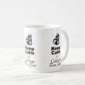 Mug Maintenez le calme et célébrez l'année du bélier W (Devant droit)