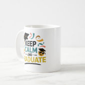 Mug Maintenez le calme et la maîtrise (Devant gauche)