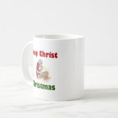 Mug Maintenez le Christ dans Noël (Devant gauche)