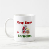 Mug Maintenez le Christ dans Noël (Gauche)