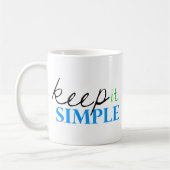 Mug maintenez-le simple (Gauche)