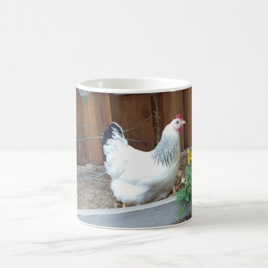 Mug Maintenez les poulets calmes et d'augmenter (Centre)