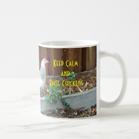 Mug Maintenez les poulets calmes et d'augmenter (Droite)