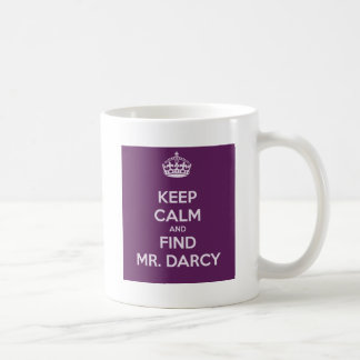 Mug Maintenez M. Darcy Jane Austen calme et de