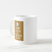 Mug Maintenez substance calme et de jet (Devant gauche)
