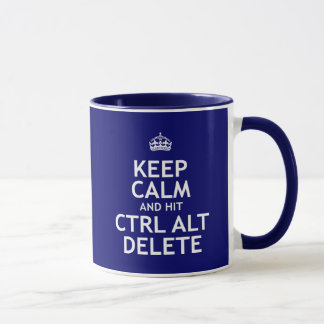 Mug Maintenez suppression calme et du coup CTRL alt