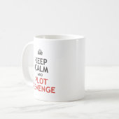 Mug Maintenez vengeance calme et de complot (Devant gauche)