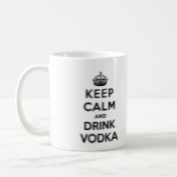 Maintenez vodka calme et de boissons