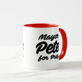 Mug Maire Pete pour Prez (Devant droit)