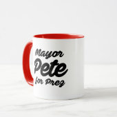 Mug Maire Pete pour Prez (Devant gauche)