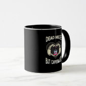 Mug Mais Café Café Squelette Mains Coeur (Devant droit)