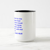 Mug Mais ceux qui attendent l'Éternel devront . (Centre)