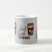 Mug mais d'abord café (Centre)