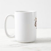 Mug Mais d'abord, Café – Conception de typographie cos (Gauche)
