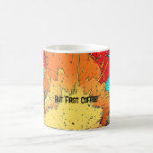Mug Mais d'abord, café ! Explosion de dessin animé de  (Centre)
