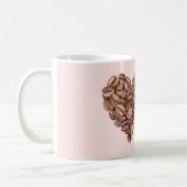 Mug Mais d'abord, Coffee Beans Heart  (Gauche)