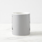 Mug Mais d'abord Drôle Chat Noir (Centre)