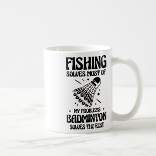 Mug Mais dans ma tête, je joue au joueur de badminton