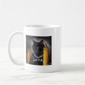 Mug Maïs De Hockey Sur Chat Sur Le Cob (Gauche)