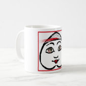 MUG MAIS FACE AUX PLUMES DE PEUR (Devant gauche)