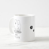 Mug Mais, je suis mignon Samoyed Dog (Devant gauche)