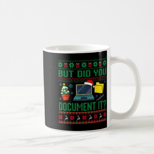 Mug Mais l'avez-vous fait drôle Bureau Noël Pull Ugly (Droite)